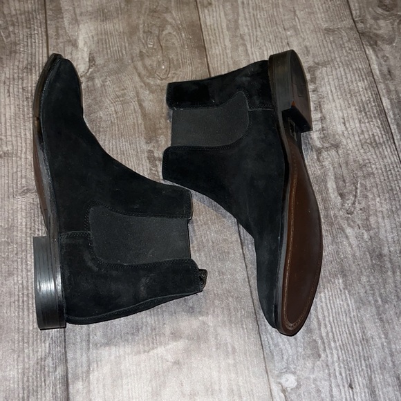  mens black boot shoes main image 5